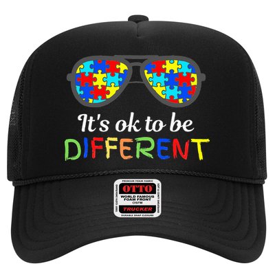 It's Ok To Be Different Sunglasses Be Kind Autism Aware Trucker Hat