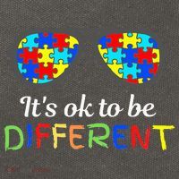 It's Ok To Be Different Sunglasses Be Kind Autism Aware Cotton Canvas Backpack