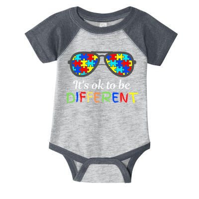 It's Ok To Be Different Sunglasses Be Kind Autism Aware Infant Baby Jersey Bodysuit