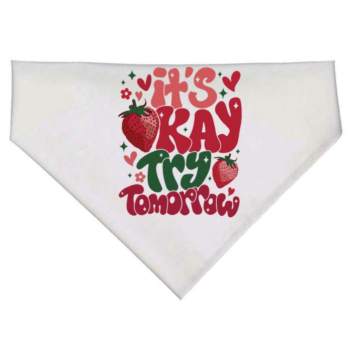 It’s Okay Try Tomorrow Hoodie It’s Okay To Feel All The Feels USA-Made Doggie Bandana