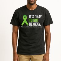 Its Okay To Not Be Okay Mental Health Awareness Ribbon Tall T-Shirt