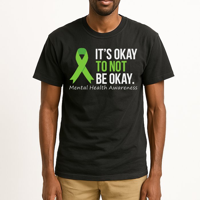 Its Okay To Not Be Okay Mental Health Awareness Ribbon Tall T-Shirt