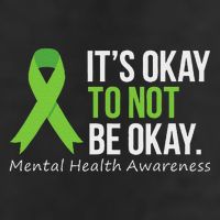 Its Okay To Not Be Okay Mental Health Awareness Ribbon Adult Drive Performance Visor