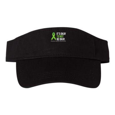 Its Okay To Not Be Okay Mental Health Awareness Ribbon Visor