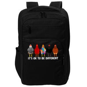 ItS Ok To Be Different Cute Chicken Autism Awareness Month Impact Tech Backpack