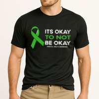 Its Okay To Not Be Okay Mental Health Awareness Green Ribbon Cooling Performance Crew T-Shirt