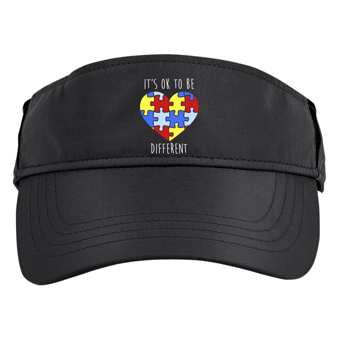 Its Ok To Be Different Autism Awareness Adult Drive Performance Visor