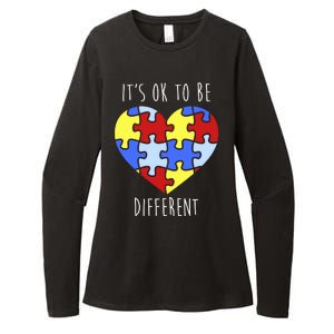 Its Ok To Be Different Autism Awareness Womens CVC Long Sleeve Shirt