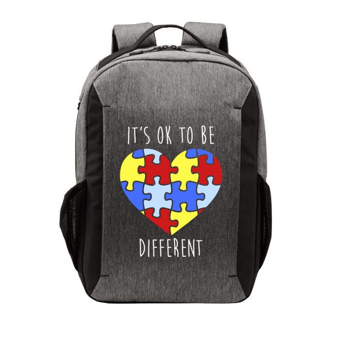 Its Ok To Be Different Autism Awareness Vector Backpack