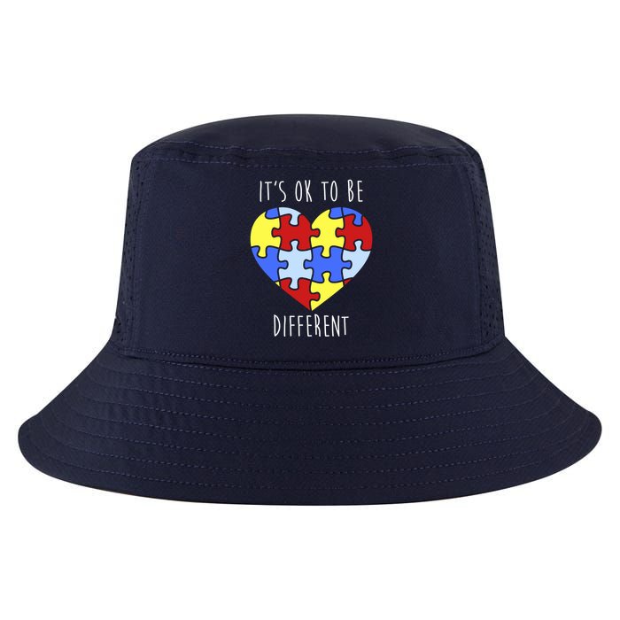 Its Ok To Be Different Autism Awareness Cool Comfort Performance Bucket Hat