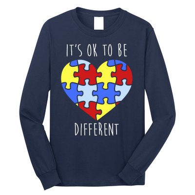 Its Ok To Be Different Autism Awareness Long Sleeve Shirt