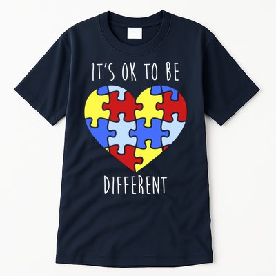 Its Ok To Be Different Autism Awareness Tall T-Shirt