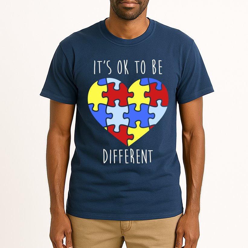 Its Ok To Be Different Autism Awareness Tall T-Shirt