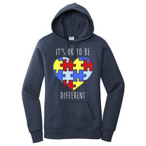 Its Ok To Be Different Autism Awareness Women's Pullover Hoodie