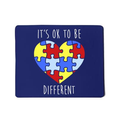 Its Ok To Be Different Autism Awareness Mousepad