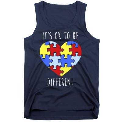 Its Ok To Be Different Autism Awareness Tank Top