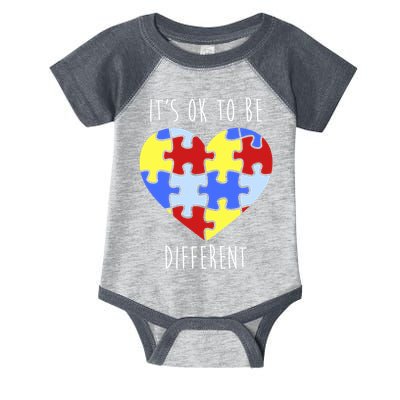 Its Ok To Be Different Autism Awareness Infant Baby Jersey Bodysuit