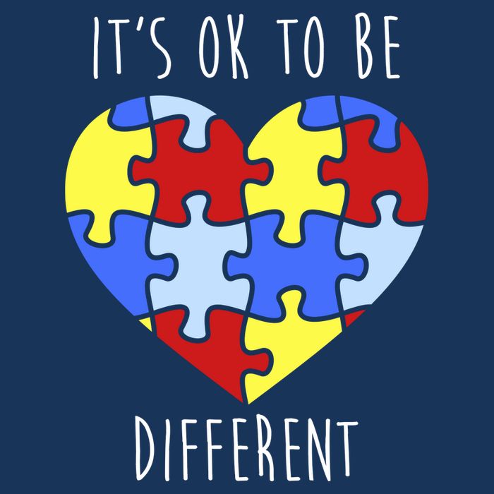 Its Ok To Be Different Autism Awareness Ladies Long Sleeve Shirt