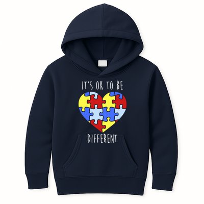 Its Ok To Be Different Autism Awareness Kids Hoodie