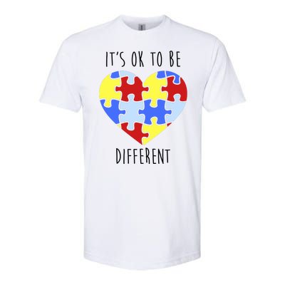 Its Ok To Be Different Autism Awareness Softstyle® CVC T-Shirt