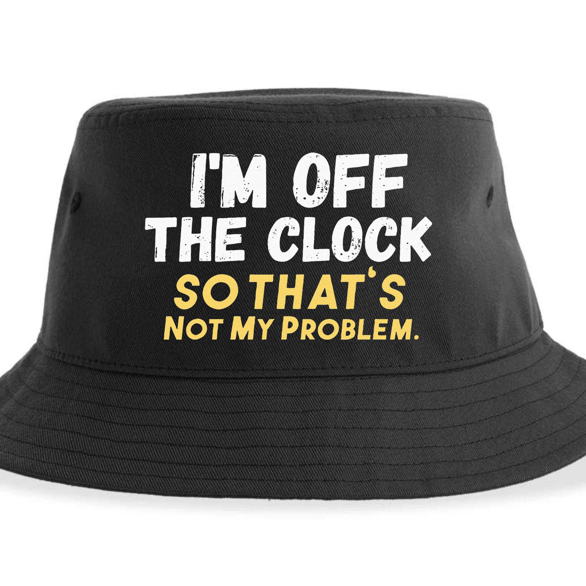 Im Off The Clock Sustainable Bucket Hat