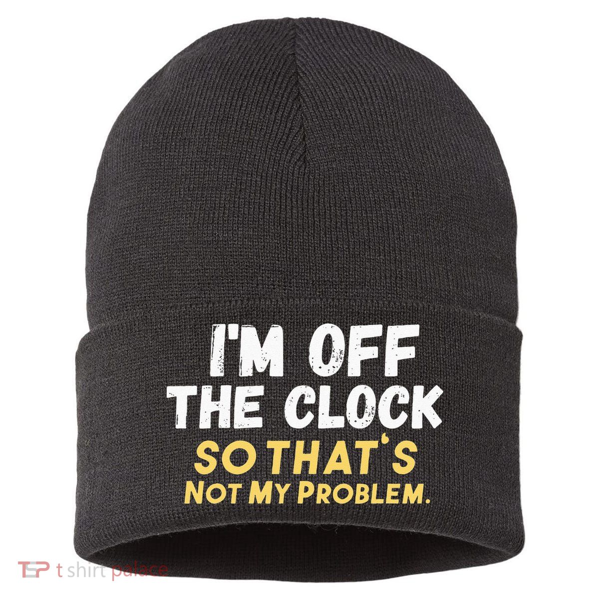 Im Off The Clock Sustainable Knit Beanie