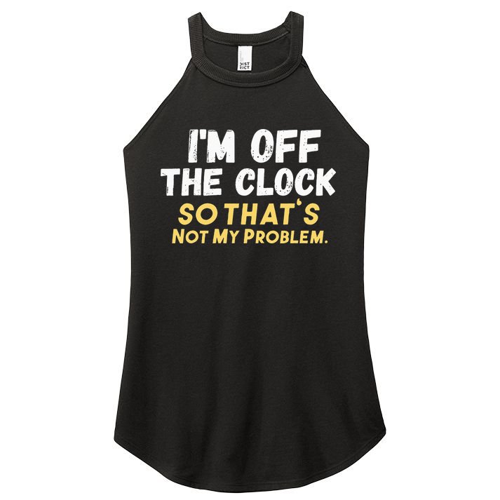 Im Off The Clock Women's Perfect Tri Rocker Tank