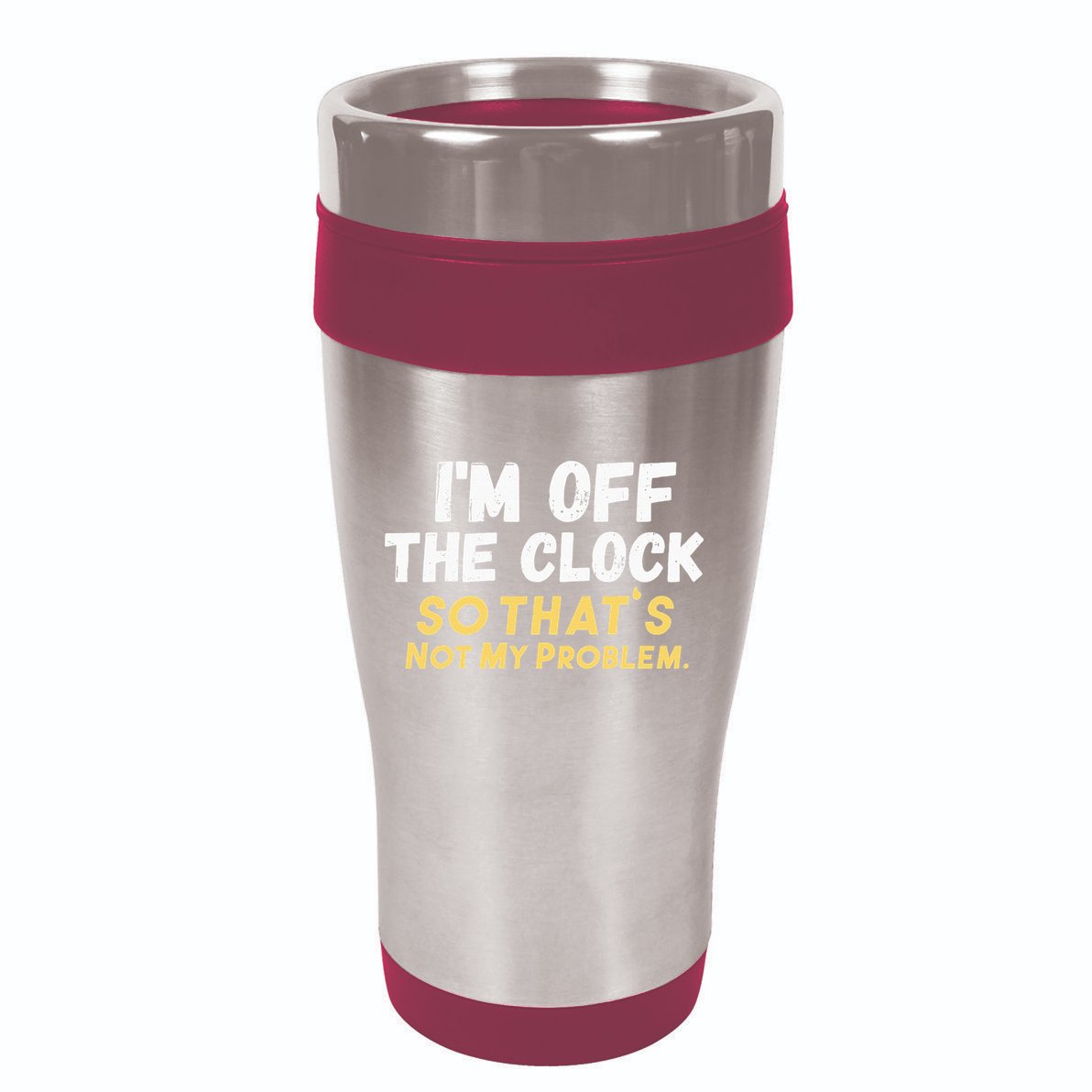 Im Off The Clock 16oz Travel Tumbler
