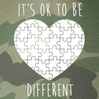 It's Ok To Be Different Autism Awareness Puzzle Heart Legacy Tie Dye Trucker Hat