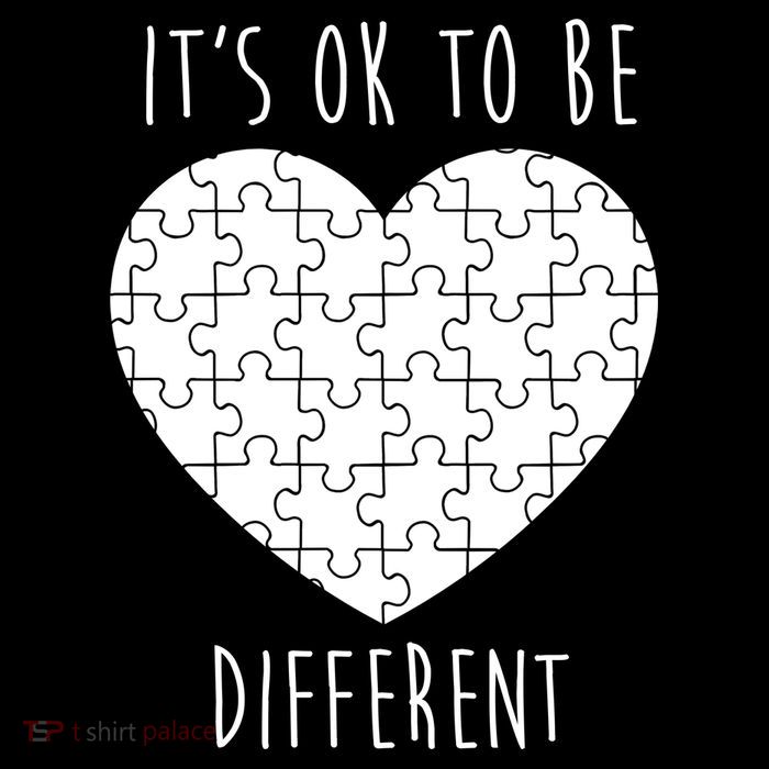 It's Ok To Be Different Autism Awareness Puzzle Heart City Backpack