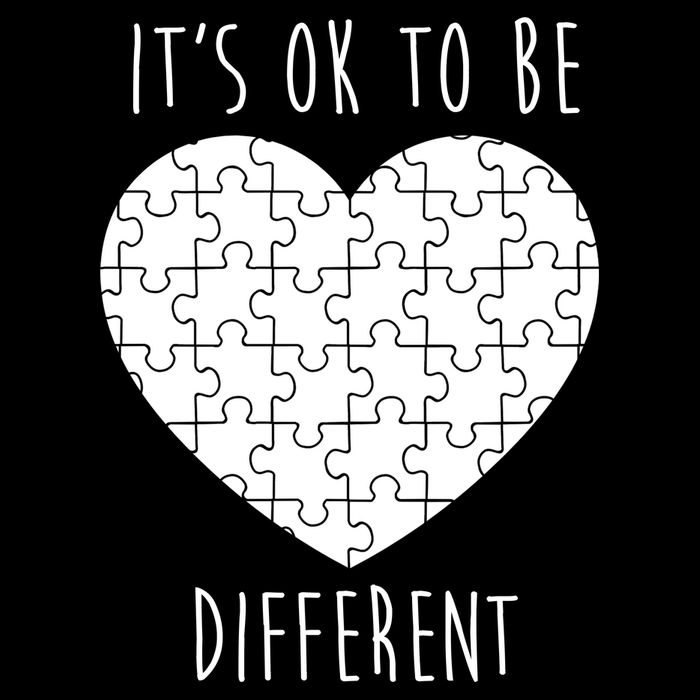 It's Ok To Be Different Autism Awareness Puzzle Heart Wool Snapback Cap