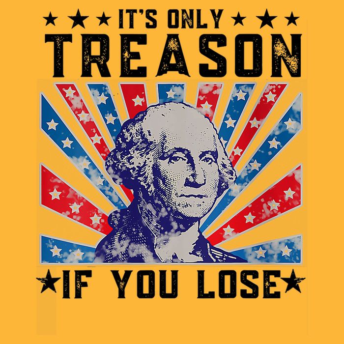 ItS Only Treason If You Lose Funny 4th Of July Sustainable Knit Beanie