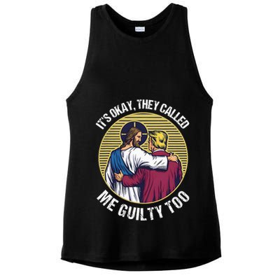 ItS Okay They Called Me Guilty Too Ladies PosiCharge Tri-Blend Wicking Tank