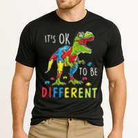 Its Ok to Be Different Autism Dinosaur Cooling Performance Crew T-Shirt