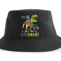 Its Ok to Be Different Autism Dinosaur Sustainable Bucket Hat