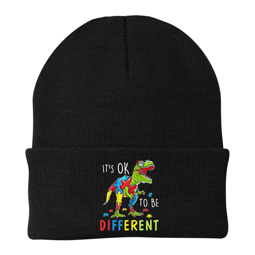 Its Ok to Be Different Autism Dinosaur Beanie