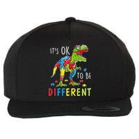 Its Ok to Be Different Autism Dinosaur Wool Snapback Cap