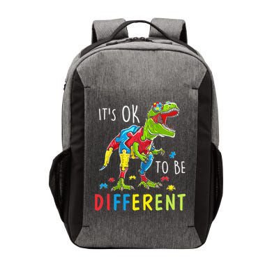 Its Ok to Be Different Autism Dinosaur Vector Backpack