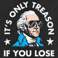 ItS Only Treason If You Lose Funny 4th Of July Adult Drive Performance Visor