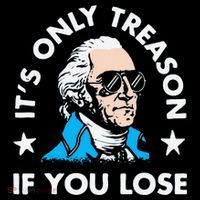 ItS Only Treason If You Lose Funny 4th Of July Wool Snapback Cap