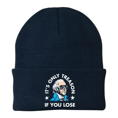 ItS Only Treason If You Lose Funny 4th Of July Beanie