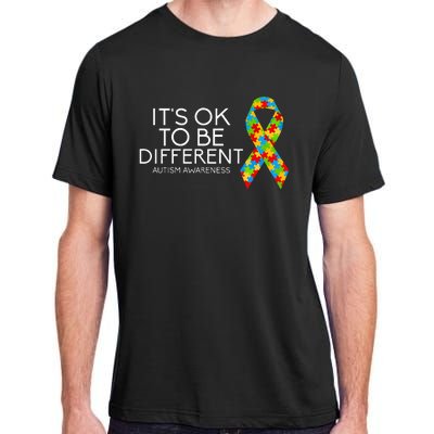 It's OK To Be Different Autism Awareness Adult ChromaSoft Performance T-Shirt