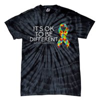 It's OK To Be Different Autism Awareness Tie-Dye T-Shirt