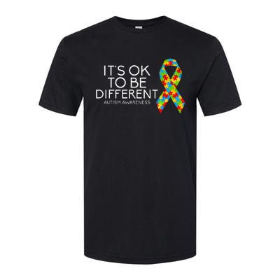 It's OK To Be Different Autism Awareness Softstyle CVC T-Shirt