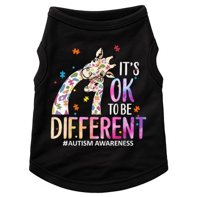 Its Ok To Be Different Autism Awareness Acceptance Be Kind Doggie Tank