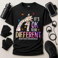 Its Ok To Be Different Autism Awareness Acceptance Be Kind Performance Shirt