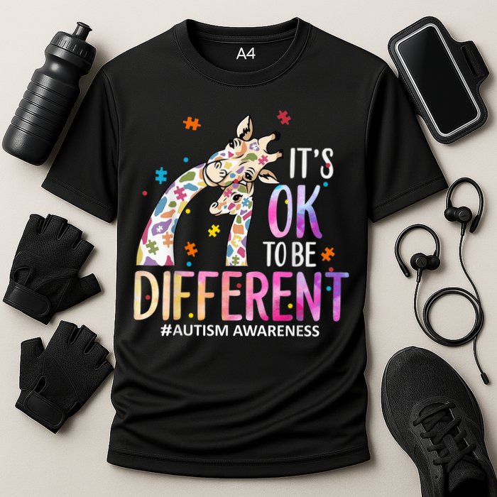 Its Ok To Be Different Autism Awareness Acceptance Be Kind Performance Shirt