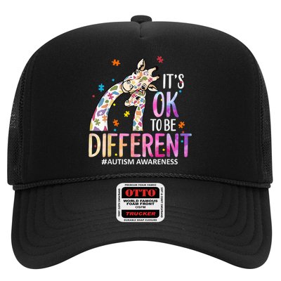 Its Ok To Be Different Autism Awareness Acceptance Be Kind Trucker Hat