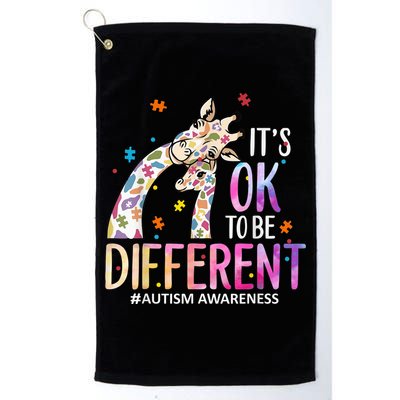 Its Ok To Be Different Autism Awareness Acceptance Be Kind Golf Towel