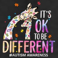 Its Ok To Be Different Autism Awareness Acceptance Be Kind Golf Towel